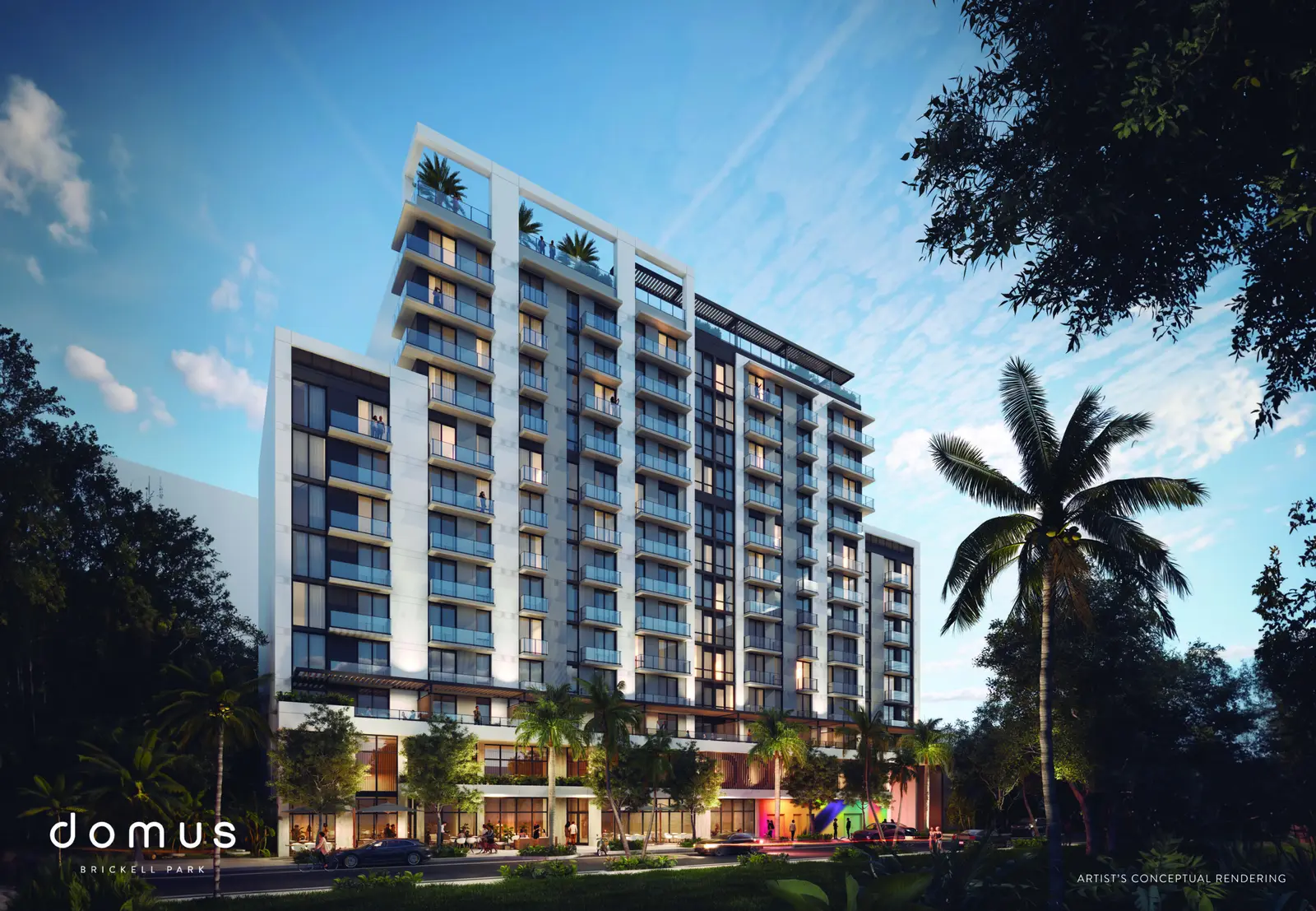Domus Brickell Park, the first Domus building in Brickell