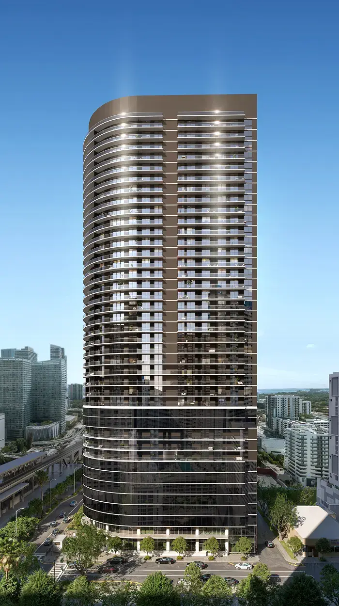 One Twenty Brickell Signature Residences tower in Brickell